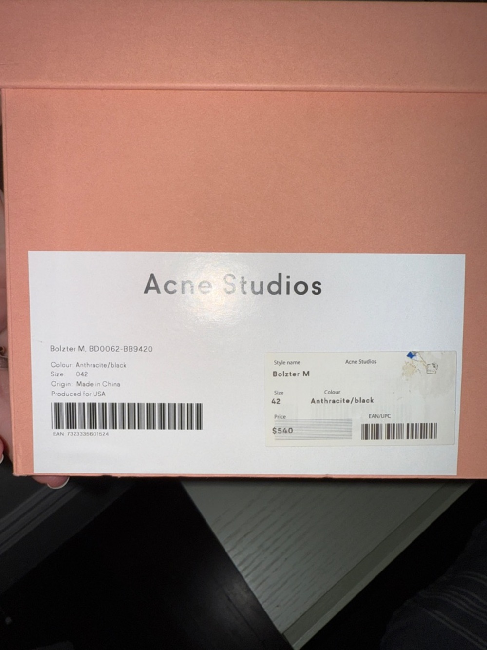 Acne Studios Bolzter Sneaker - Picture 7 of 8